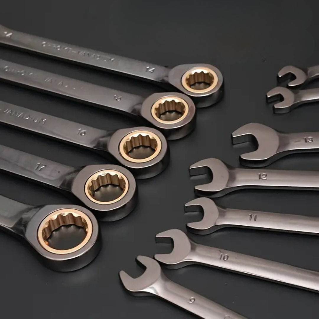 Fixed Head Ratchet Wrench Set