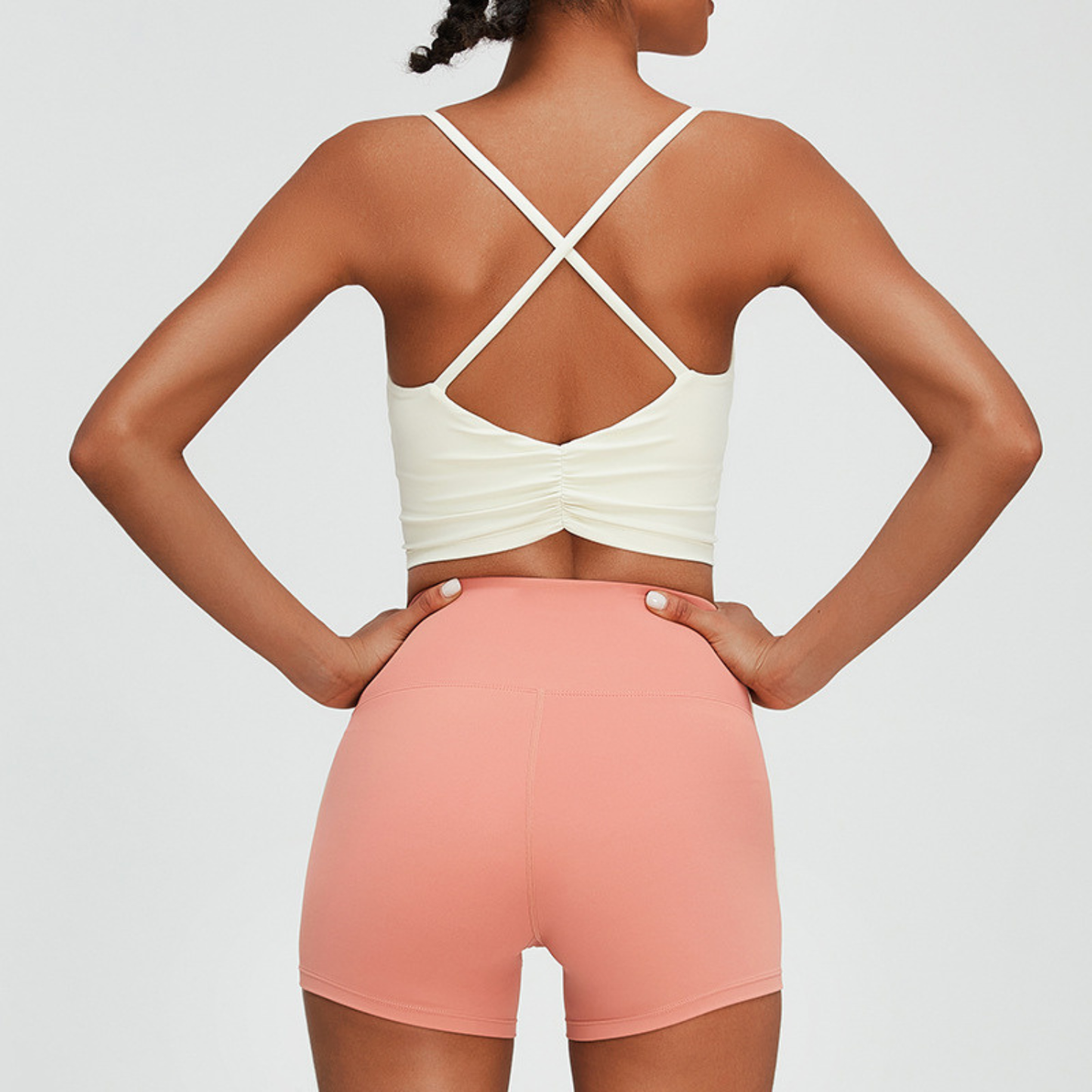Ruched Cross Bra