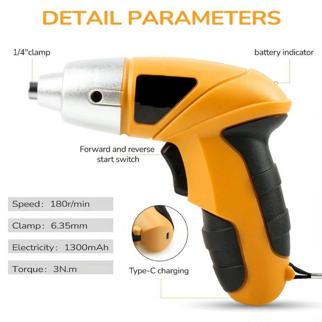 Handheld Drill and Hammer Set