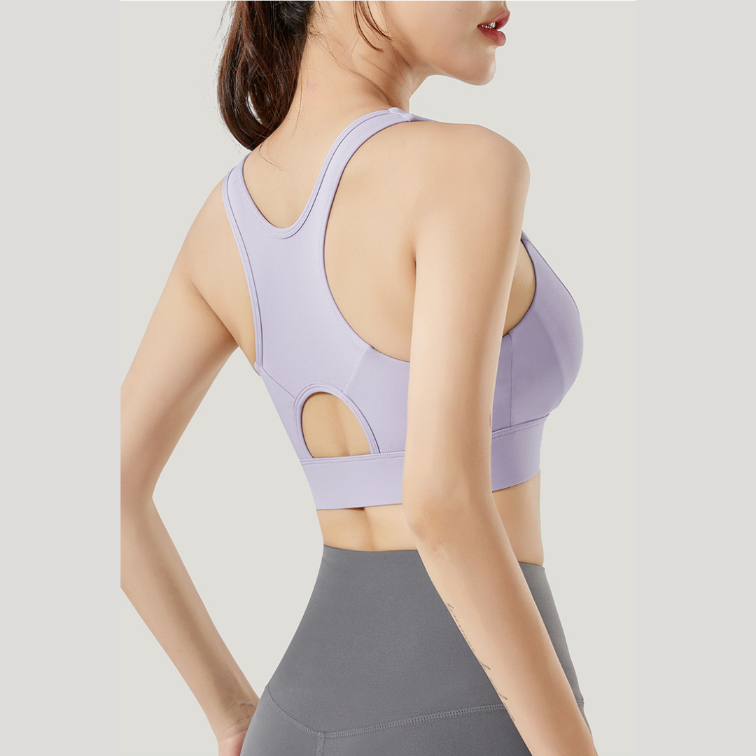 Zip Contour Bra