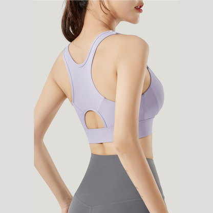 Zip Contour Bra