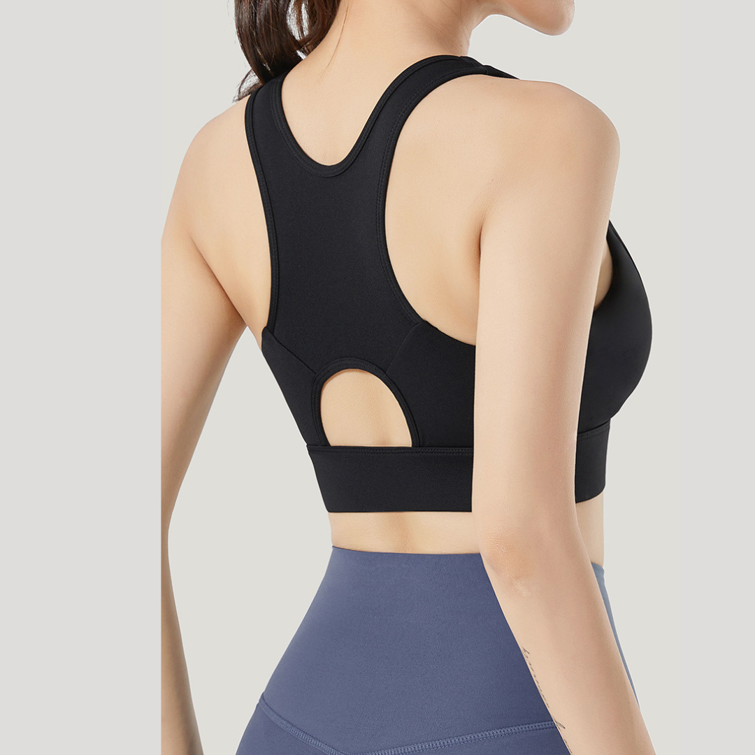Zip Contour Bra