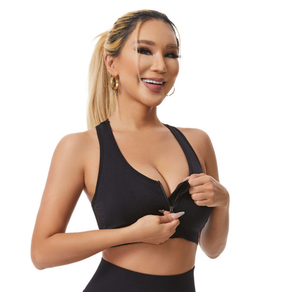 ZipSculpt AirMesh Bra