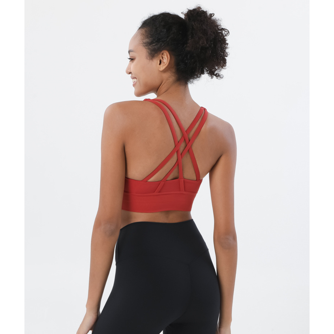Cross-Back Sports Bra