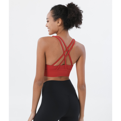 Cross-Back Sports Bra