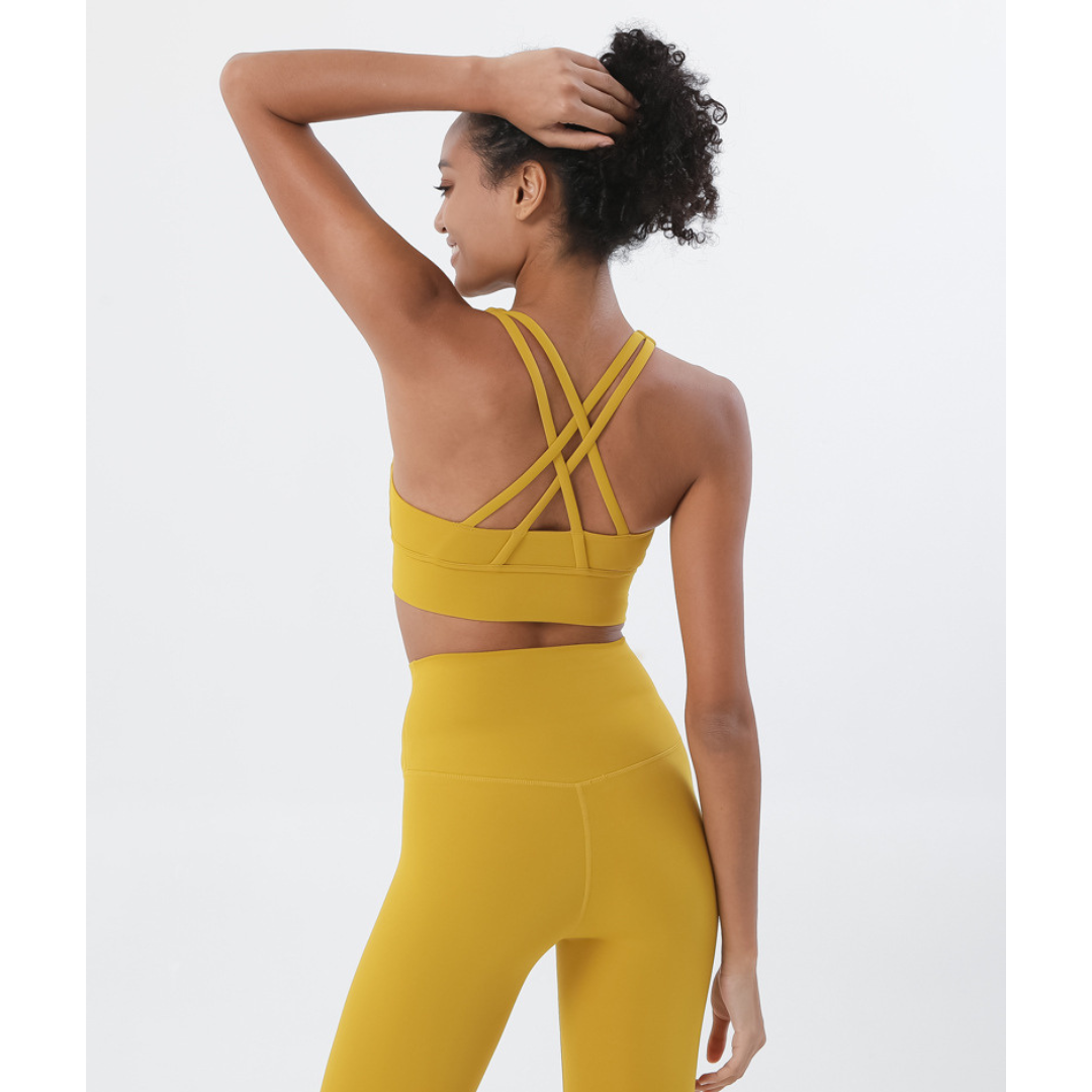 Cross-Back Sports Bra