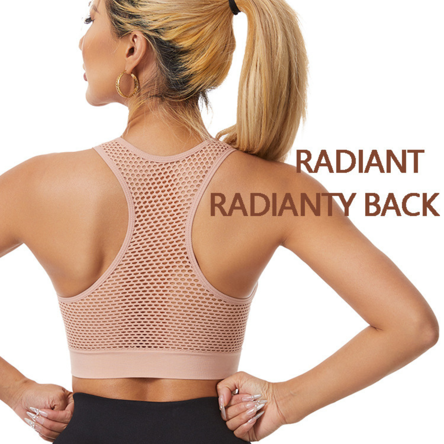ZipSculpt AirMesh Bra