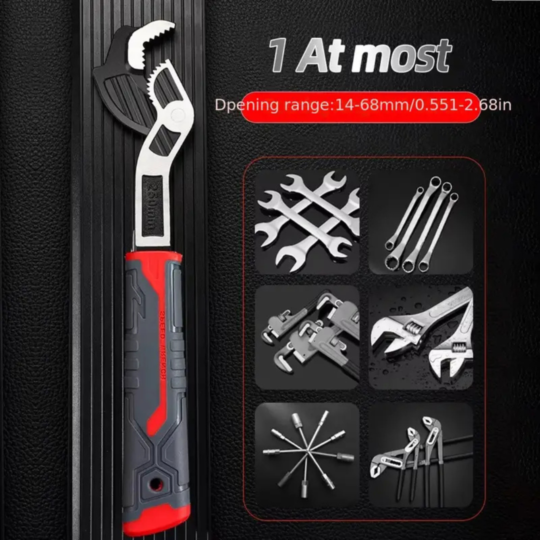 Self Locking Multi-Function Wrench