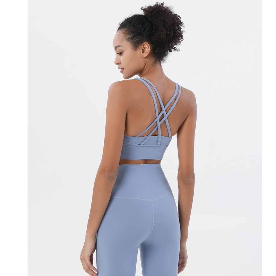Cross-Back Sports Bra