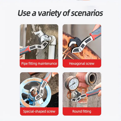 Self Locking Multi-Function Wrench