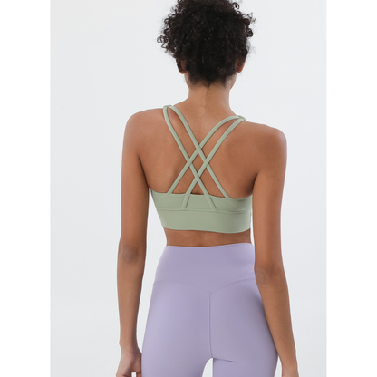 Cross-Back Sports Bra