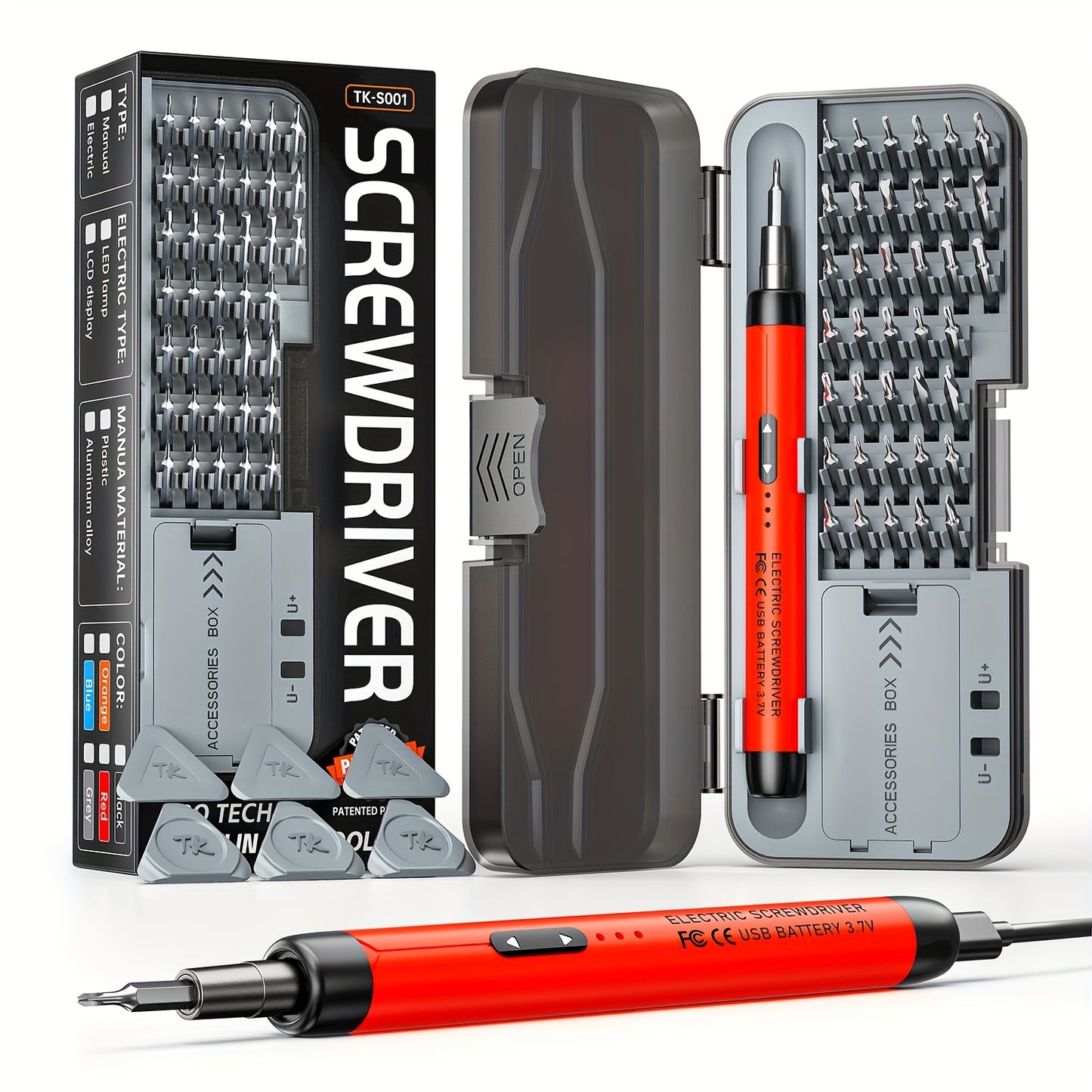 Miniature Electric Screwdriver Set
